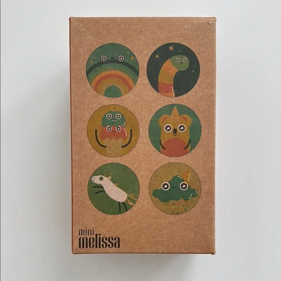 Mini Melissa Basic Blue and Yellow Sneaker 8C - Picture 9 of 10